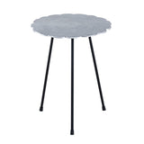 Table d'appoint Table décorative en métal Hilton Ø 35 x H 45 cm Aluminium rond avec structure en argent ou en or
