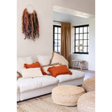 Le Pouf Raphia Flores - Naturel