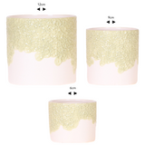 Société Kolibri | Offre combinée | Bloom sierpot vert – set 6 cm + 9 cm + 12 cm