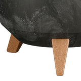 Jardinière d'extérieur Doppio Noir