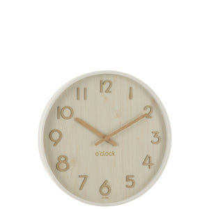 Horloge murale J-Line contreplaqué/MDF grande