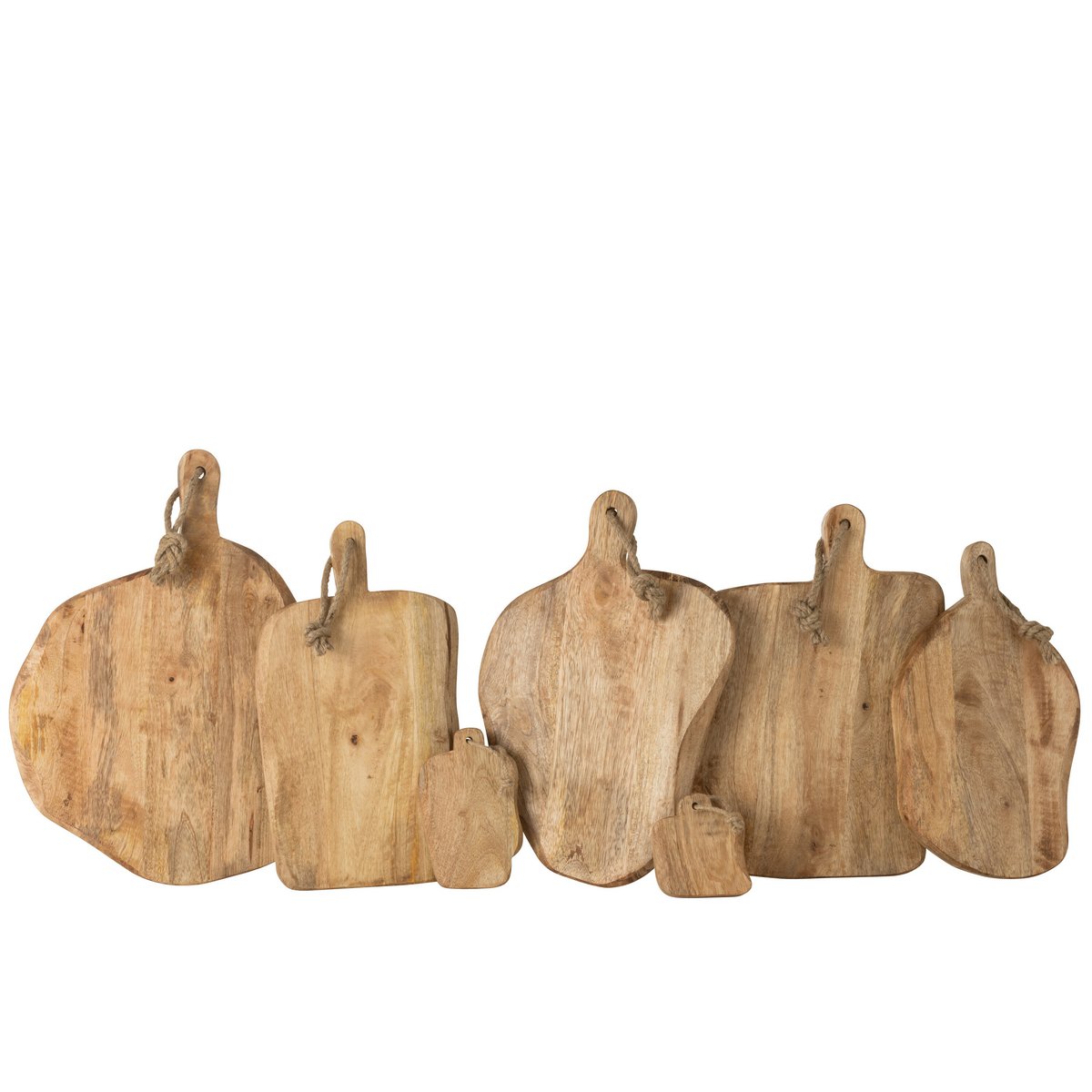 Planche à découper J-Line sur une table en bois, ambiance scandinave