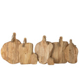 Planche à découper J-Line sur une table en bois, ambiance scandinave