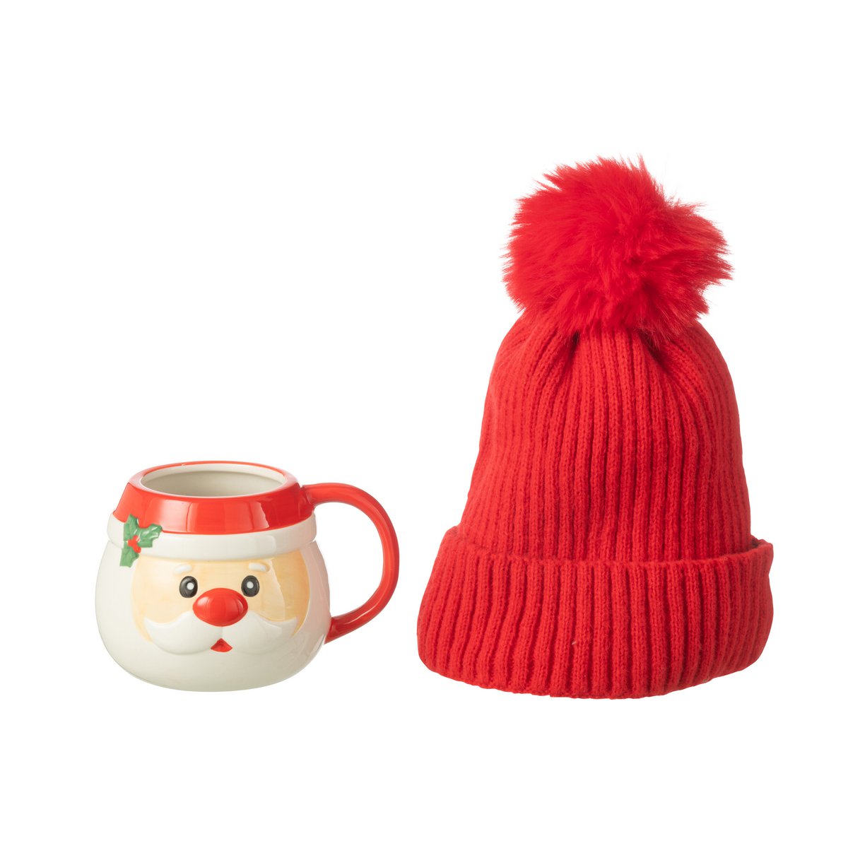 Détail du sac en céramique du coffret Père Noël J-Line