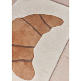 Détail du tapis touffeté Croissant OYOY - effet tactile en laine