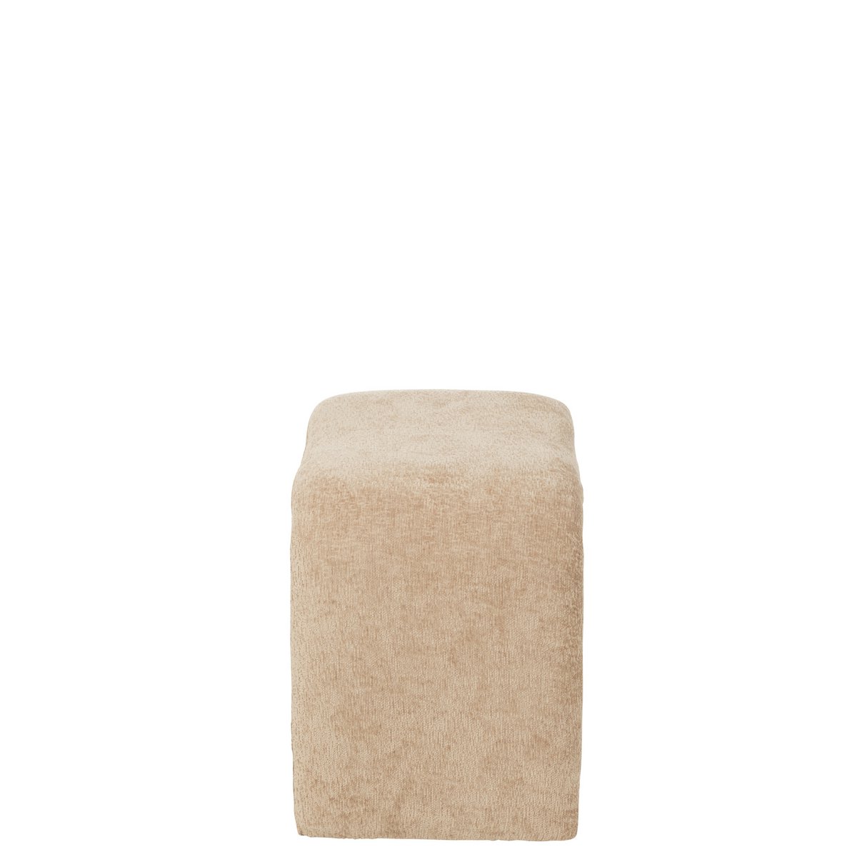 Détail du textile beige du tabouret J-Line N