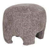 Détail du tissu en polyester du Pouf Nazare beige