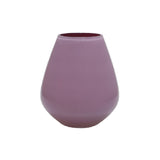 Vase Tasman en verre rose clair