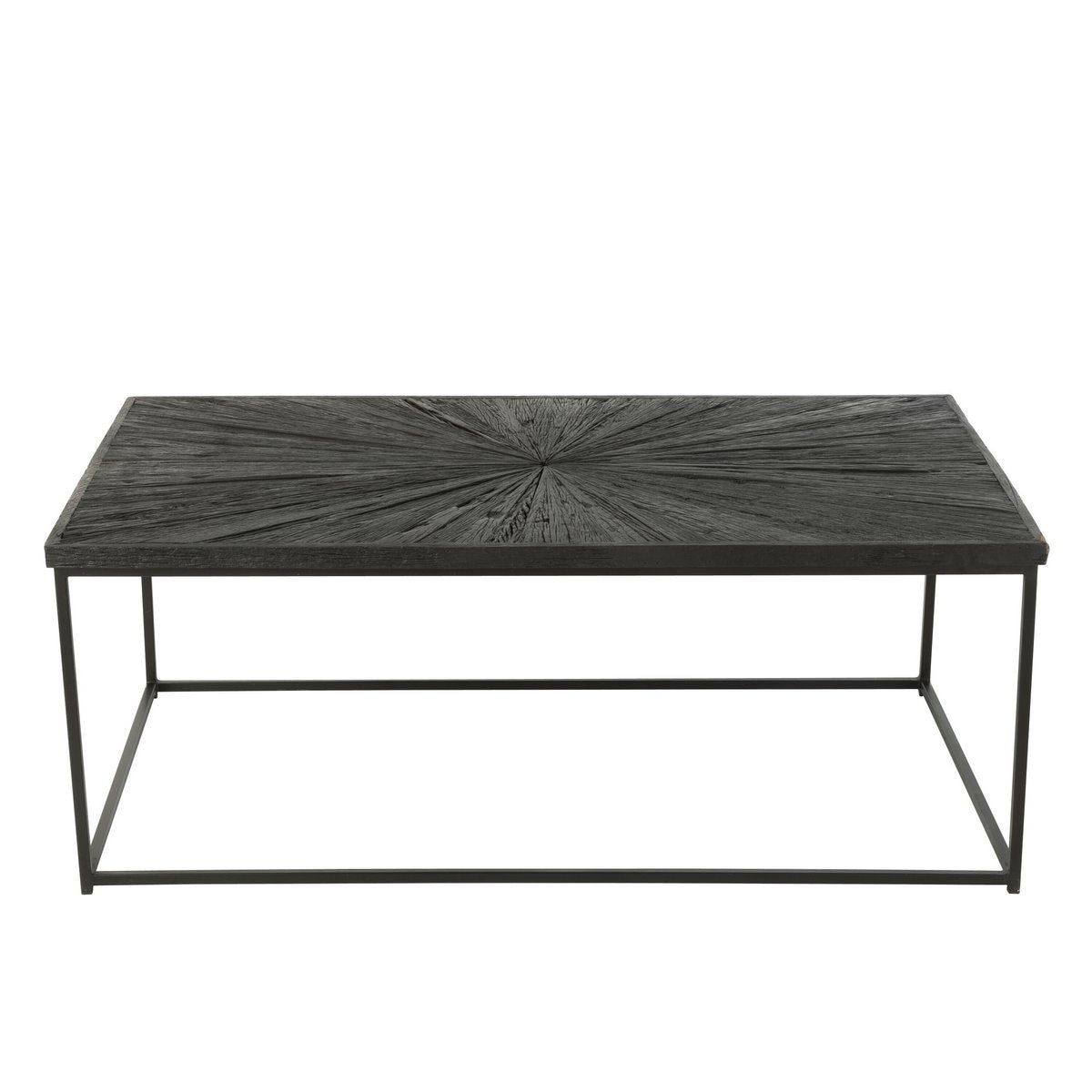Table basse Shanil de J-Line avec détails du plateau en bois