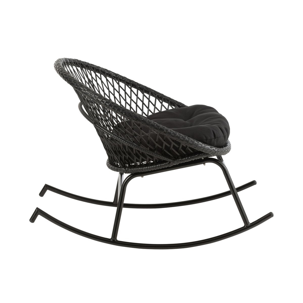 Rocking chair J-Line Zayo, profil gauche