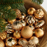 Set boules de Noël Boules incassables Cuivre