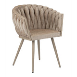 Crème de chaise d'onde (ensemble de 2)