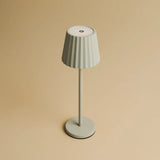 Lot de 4 lampes de table rechargeables avec station de recharge Maya Shadow gris