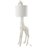 Lampe J-Line Girafe - polyrésine - blanc
