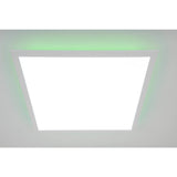 Smart Home LED Backlight Panneau Longueur côté 45 cm, de nombreuses fonctions, transport de lampe en métal et en plastique, LED intégrés