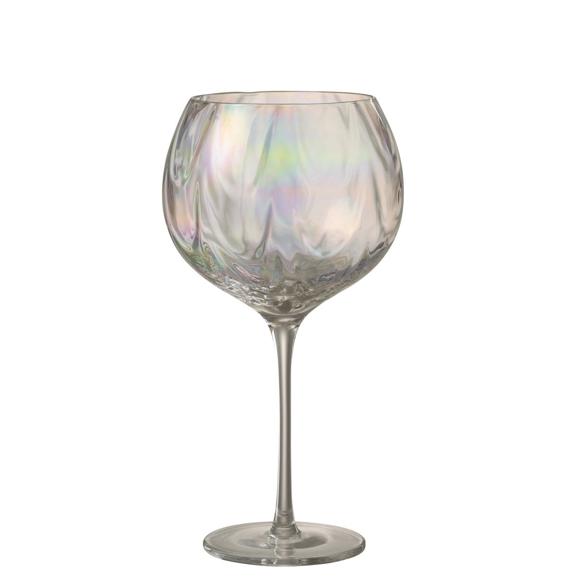 Verre à vin J-Line Inégal transparent avec design moderne