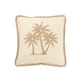Coussin carré Palmiers J-Line, angle de vue