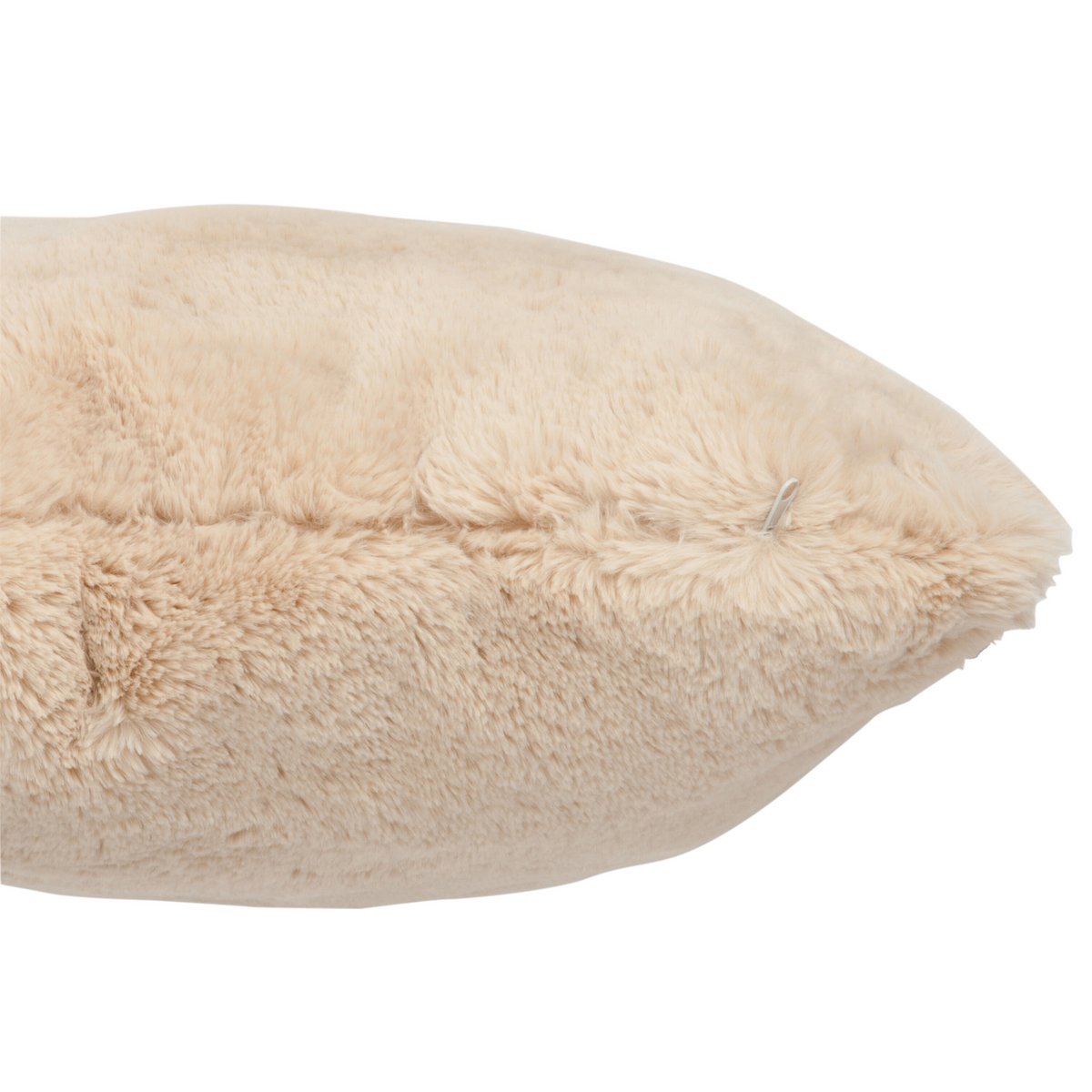 Coussin J-Line Cutie beige en polyester, vue de face