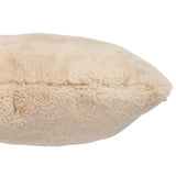 Coussin J-Line Cutie beige en polyester, vue de face