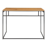 Bureau Vita - aspect chêne, noir, 100x45x75cm