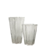 Vase J-Line Clara en verre transparent, grand format élégant