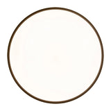 Plafond LED "Irvine", lampe plafond en métal, blanc, blanc, avec des LED fermement construites, pour la salle à manger, le salon, le hall ou le bureau, Ø30,5 cm