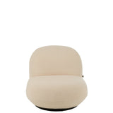 Chaise longue J-Line Snow, détail du tissu blanc et noir