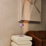 Lampe de table rechargeable Hugo Violet Lila