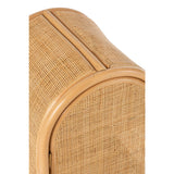 Vue latérale de l'armoire J-Line Ellen, finition naturelle
