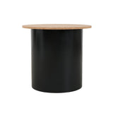 Tables d'appoint en bois et liège, parfaites pour le salon