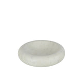 Bol rond en marbre blanc J-Line - ambiance de table