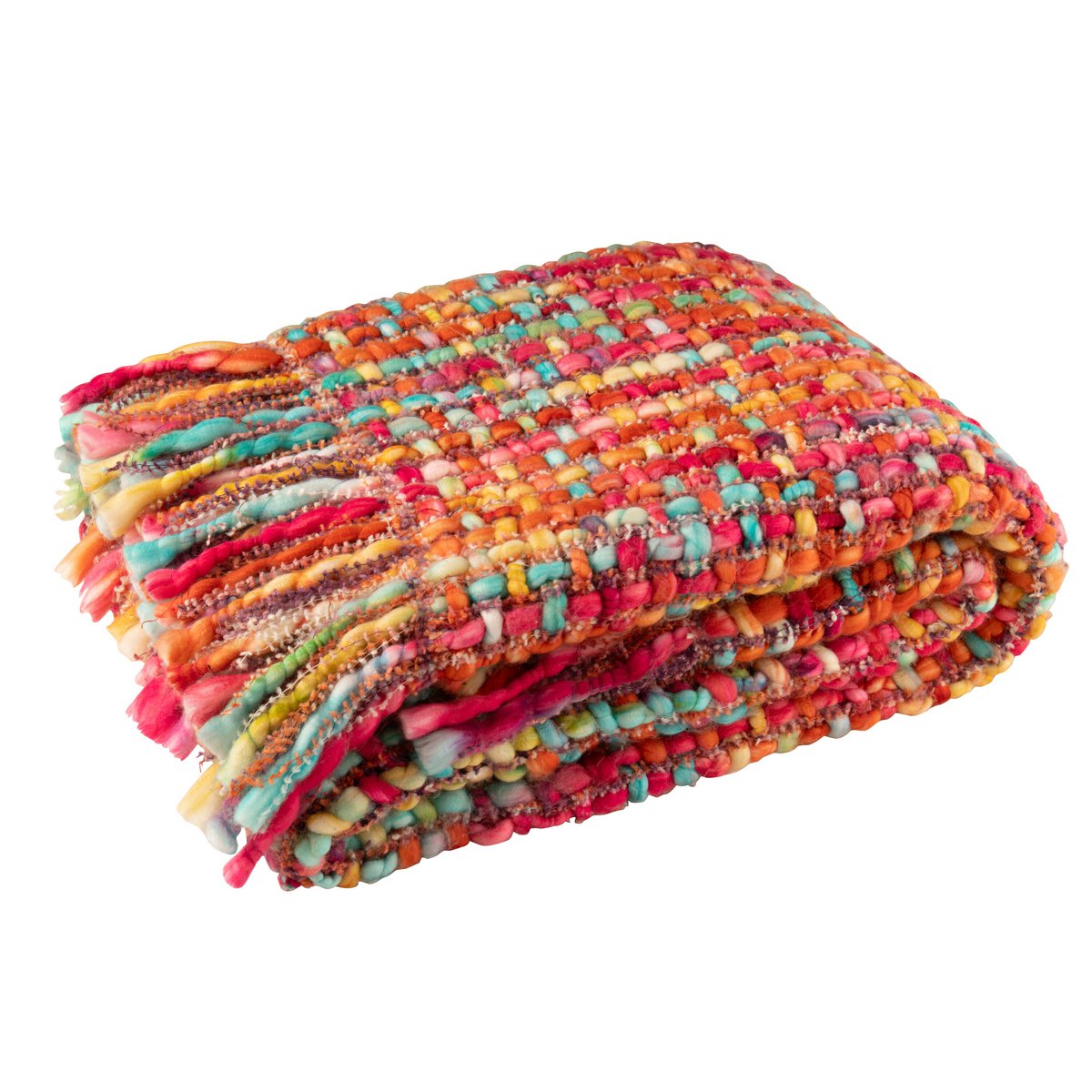 Plaid J-Line sur un canapé, ajoutant une touche de confort et de style