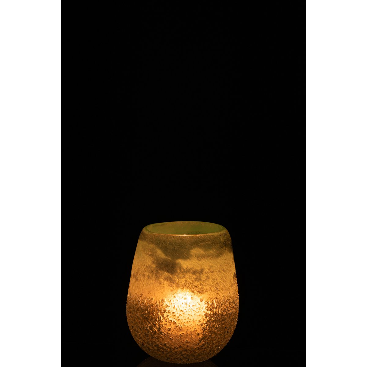 Lanterne J-Line Scavo, détail du verre aqua