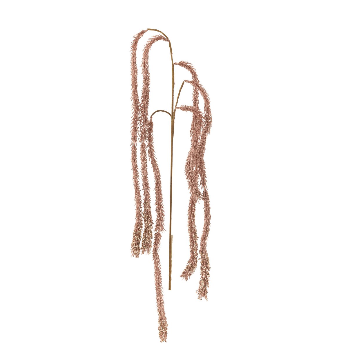 Branche Suspendue Glitter Rose Clair J-Line - décoration élégante