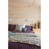 Taie d'oreiller stonewashed Zeff Raisin 50 x 75