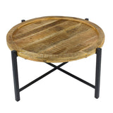 Table basse Ø75 cm table d'appoint de salon table de salon rond