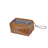 Petite râpe à parmesan / fromage en bois d'olivier
