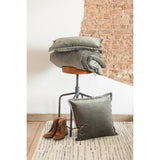 Coussin uni Fara Thym 40 x 65