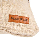 La Housse de Coussin Cocoa Patchwork - Marron Naturel
