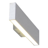 Lampe murale LED "Dubaï", lampe murale moderne en aluminium et en plastique, des LED fermement construites, 32 cm de long ou de haut. Idéal pour l'éclairage des zones d'entrée, des couloirs, pour structurer les grandes surfaces murales