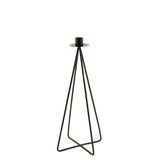 Bougeoir Jaspe noir XL