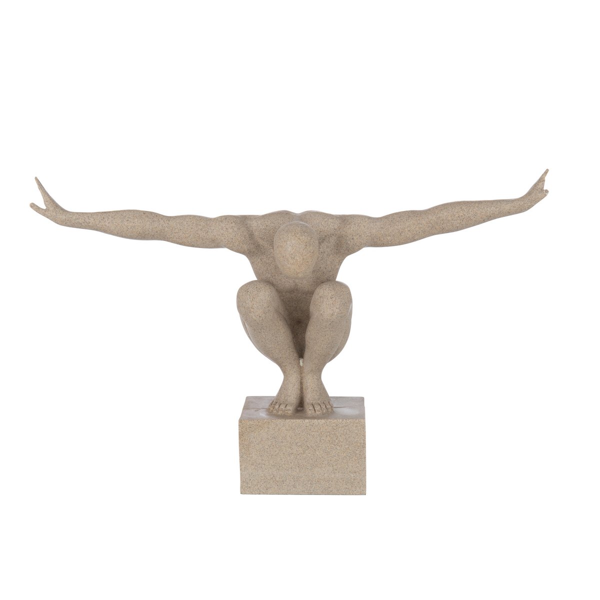 Ambiance intérieure avec la sculpture athlète J-Line