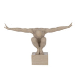Ambiance intérieure avec la sculpture athlète J-Line