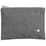 Pochette basile caviar m 14 x 19 x 1