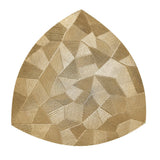 Table d'appoint Table décorative en métal ALSTER 40x45x40 cm Classe triangulaire.