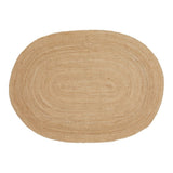 Tapis Bombay en jute naturel, vue d'ensemble