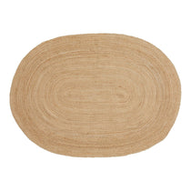 Tapis Bombay en jute naturel, vue d'ensemble