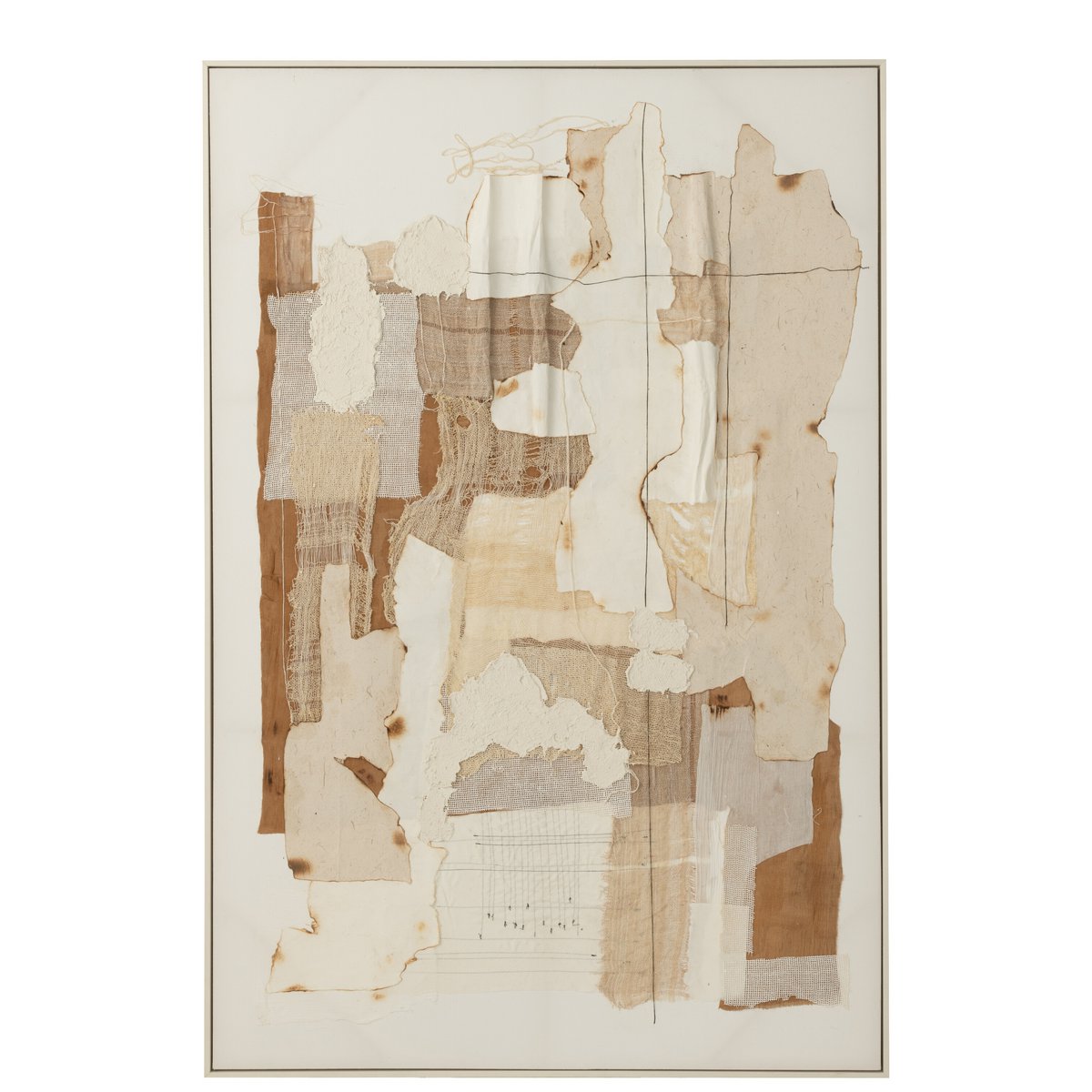 Zoom sur la texture de la toile du tableau J-Line Dob