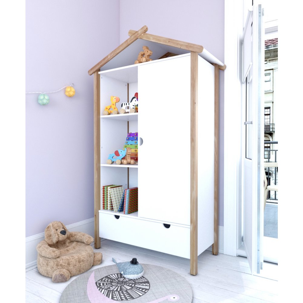 Garde-robe maison dans une chambre d'enfant moderne