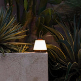 Lampe rechargeable Liv marron foncé